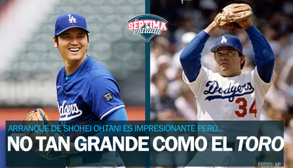 Shohei Ohtani espectacular... pero no como Fernando Valenzuela