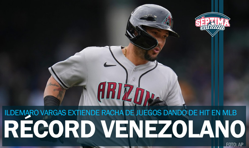 Ildemaro Vargas rompe récord venezolano en MLB