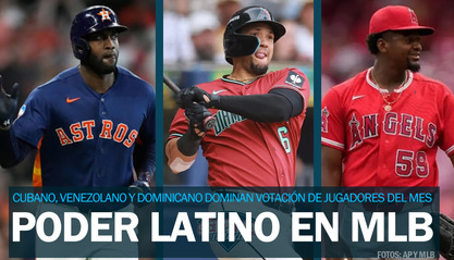 Extranjeros dominan premiación a lo mejor del mes en MLB