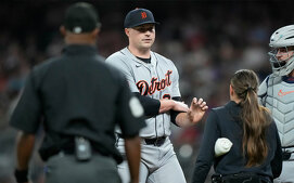 Tarik Skubal saldrá del roster de los Detroit Tigers para entrar a la lista de lesionados (FOTO: MLB.com)