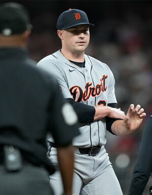Tarik Skubal saldrá del roster de los Detroit Tigers para entrar a la lista de lesionados (FOTO: MLB.com)