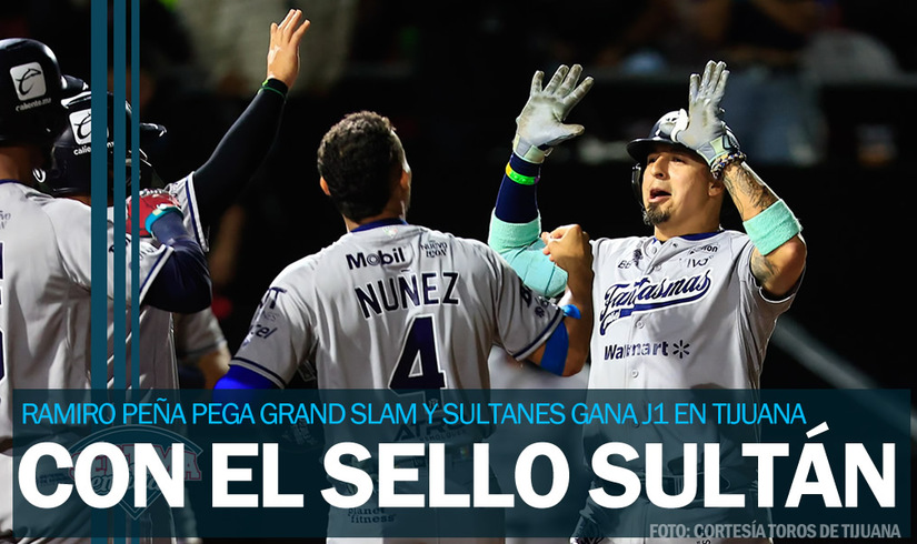 Sultanes se lleva el primero en Tijuana con gran noche de Ramiro Peña