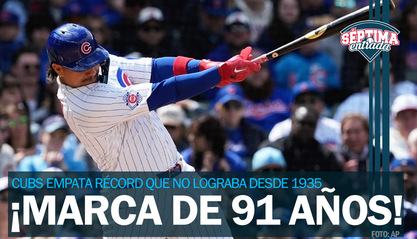 ¡Cubs con una racha no vista en 91 años!
