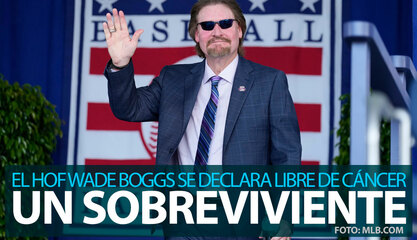 Ganó la lucha: Wade Boggs se declara libre de cáncer tras ser diagnosticado 2 años atrás