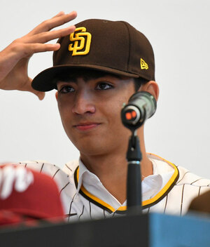 Humberto Cruz firmó para la MLB con Padres durante 2024. (FOTO: X/DiablosRojosMX)