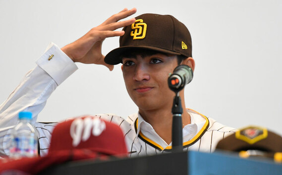 Humberto Cruz firmó para la MLB con Padres durante 2024. (FOTO: X/DiablosRojosMX)