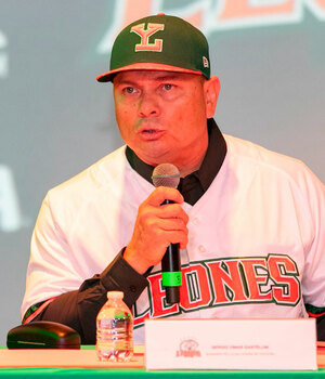 Sergio Omar Gastélum terminó su etapa como manager de los Leones de Yucatán (FOTO: Cortesía)