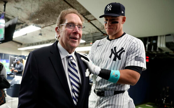 Aaron Judge quiere honrar la memoria del icónico ex narrador de los Yankees, John Sterling (FOTO: Especial)