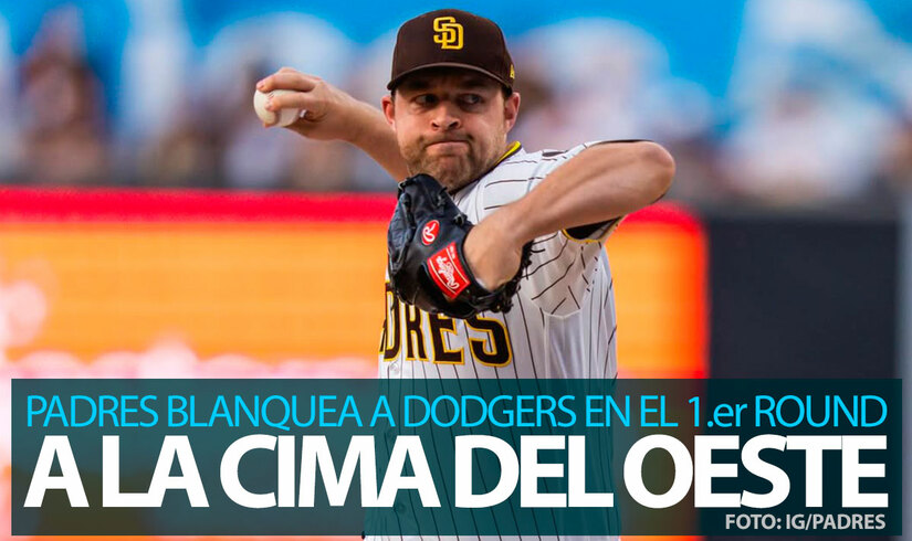 ¡Asalto a la cima! Padres blanquea a los Dodgers y recupera el liderato del Oeste