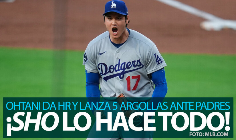 ¡Lo hace todo! Shohei Ohtani batea jonrón y lidera triunfo de Dodgers borrando a Padres
