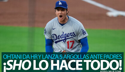 ¡Lo hace todo! Shohei Ohtani batea jonrón y lidera triunfo de Dodgers borrando a Padres