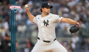 Gerrit Cole se luce en su regreso a Yankees... pero sale sin decisión