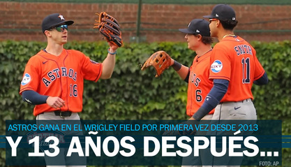 ¡Los Astros ganan en el Wrigley Field después de 13 años!