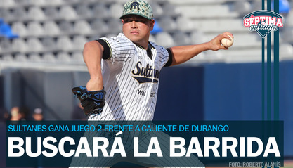 Van por la barrida... Sultanes gana segundo juego vs Durango