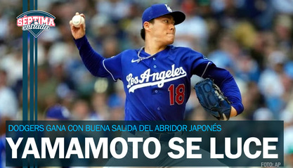 Yoshinobu Yamamoto se ve mejor en victoria vs Milwaukee