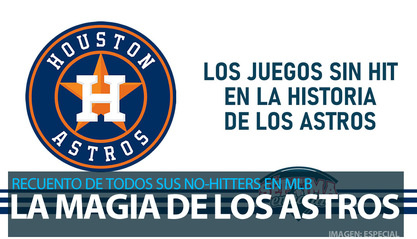 Los juegos sin hit en la historia de los Astros