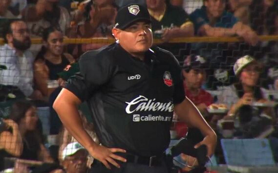 Luis Galán salió temprano en una ajetreada jornada entre Diablos y Bravos (FOTO: Captura de pantalla)