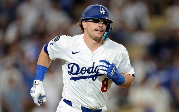 Kiké Hernández durante su regreso con los Dodgers en 2026 (FOTO: MLB.com)