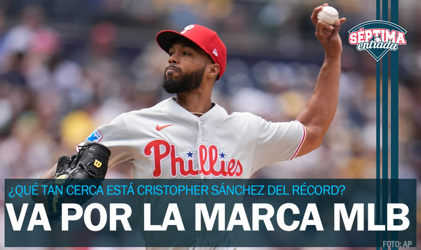 ¿Romperá Cristopher Sánchez la marca de más entradas sin carrera?