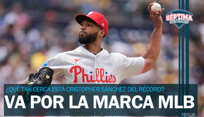 ¿Romperá Cristopher Sánchez la marca de más entradas sin carrera?