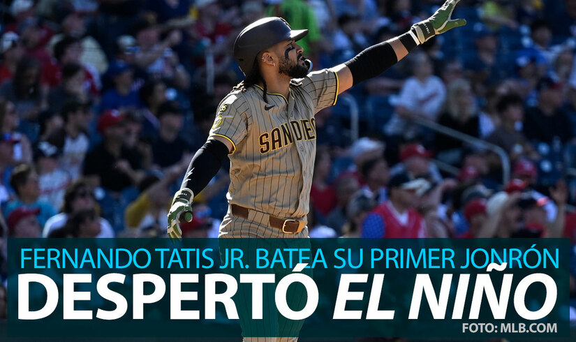 ¡Despertó El Niño! Fernando Tatis Jr. rompe su larga sequía de jonrones en MLB