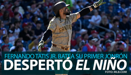 ¡Despertó El Niño! Fernando Tatis Jr. rompe su larga sequía de jonrones en MLB