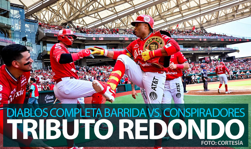Diablos completa barrida ante Conspiradores para redondear el festejo a Miguel Ojeda