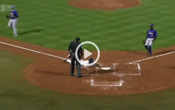 ¡Increíble! Jugador se roba 3 bases en una misma jugada [VIDEO]