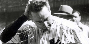 Lou Gehrig dio su famoso speech 'el hombre más afortunado del planeta'