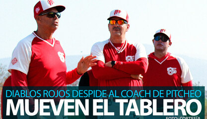 Diablos despide al coach de pitcheo Roberto Espinoza por incumplir políticas internas