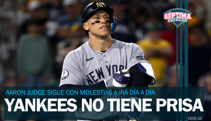 Yankees irá con cuidado con Aaron Judge