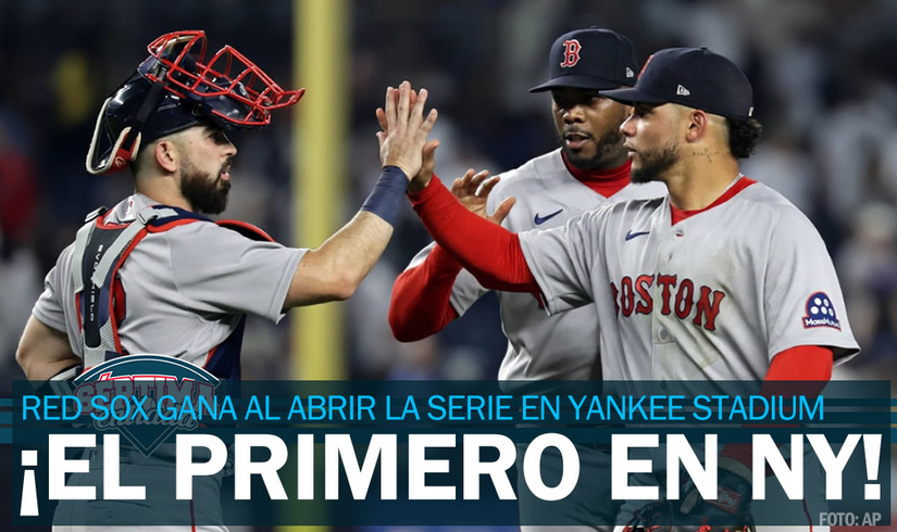 Red Sox le pega a Yankees al abrir la serie en NY