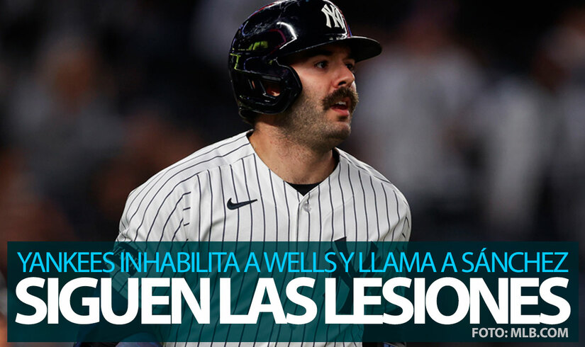 ¡Alarma en el Bronx! Yankees pierden a Austin Wells por lesión y llaman a Alí Sánchez