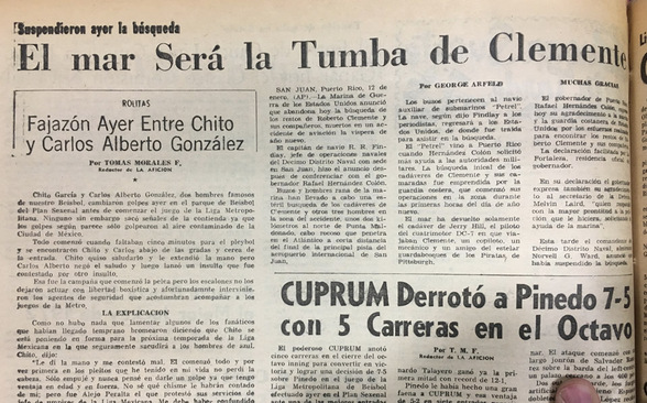 Así fue el accidente donde murió Roberto Clemente
