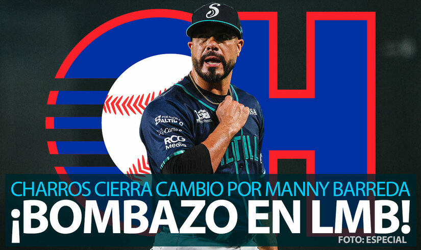 ¡Bombazo en la LMB! Charros consigue a Manny Barreda en un cambio con Saraperos