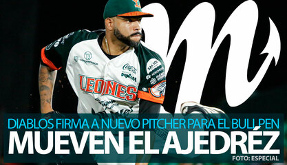 ¡Refuerzan el relevo! Diablos Rojos del México firma al zurdo Edwin Escobar