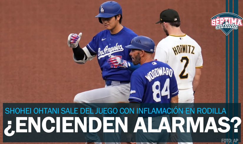 ¿Malas noticias? Shohei Ohtani sale por lesión en la rodilla