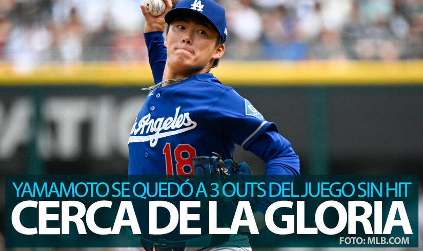 Rompecorazones: Yoshinobu Yamamoto se queda a 3 outs del juego sin hit ni carrera