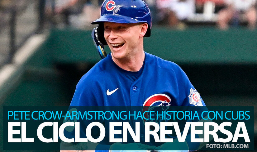 ¡Día histórico en Chicago! Pete Crow-Armstrong batea el ciclo con los Cubs