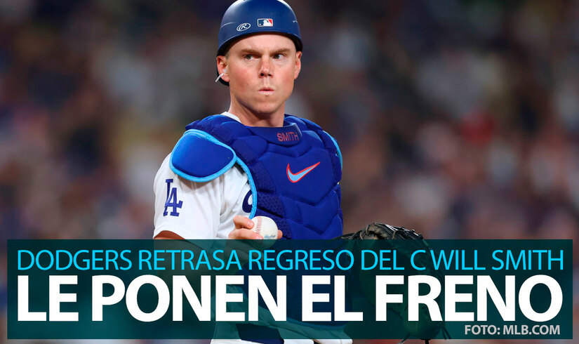 Freno de mano: Dodgers retrasa el regreso de Will Smith por molestias en el cuello